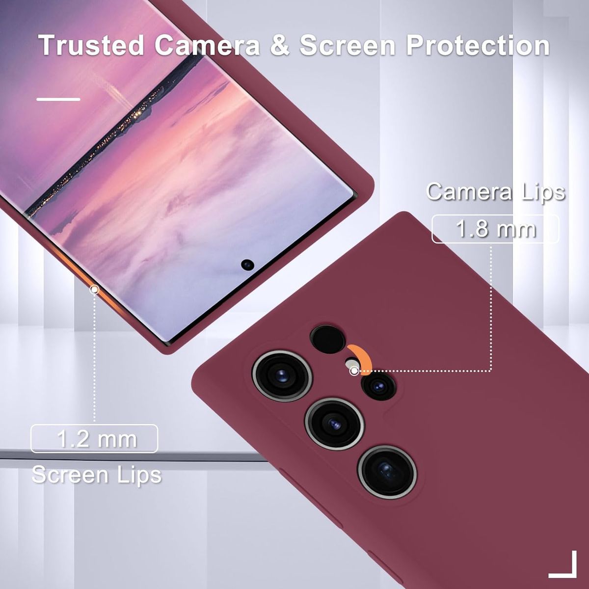 GENERICO - Case Silicona para Samsung S25 Ultra - Morado