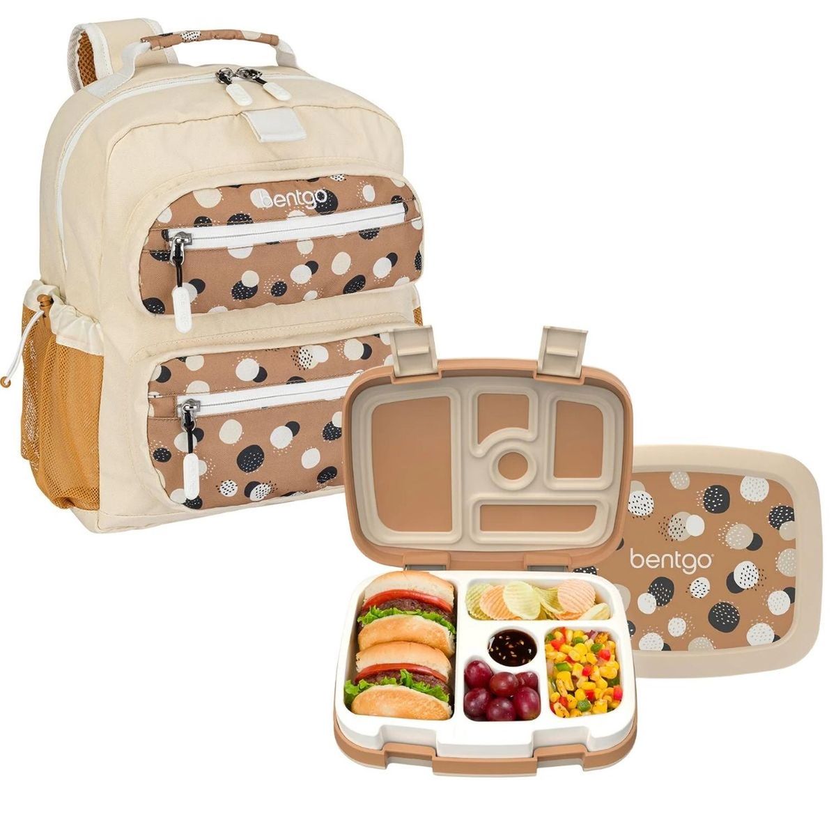 BENTGO - Set Lonchera y Mochila Escolar Bentgo Kids Whimsy & Wonder - Dots