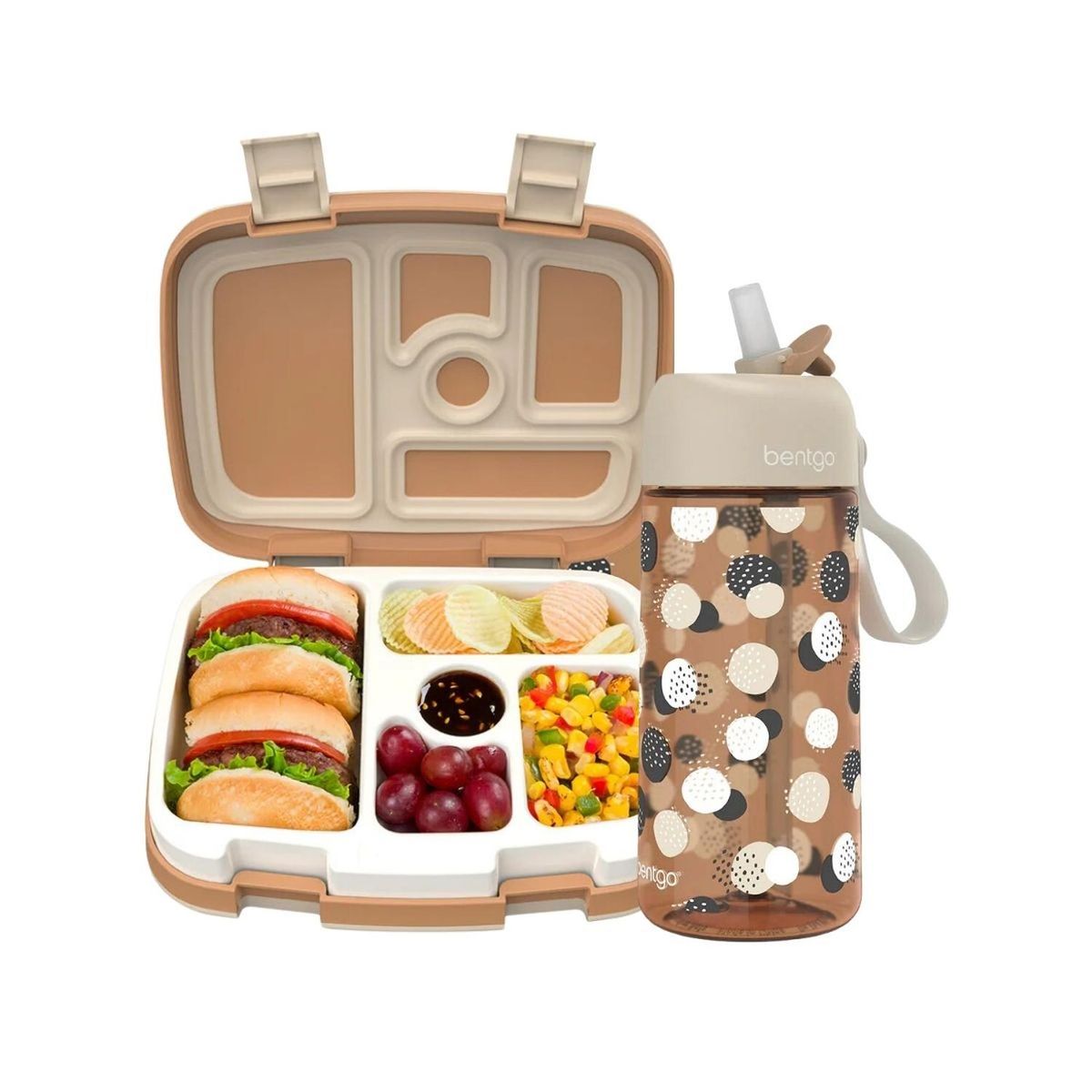 BENTGO - Set Tomatodo y Lonchera Bentgo Kids - Dots