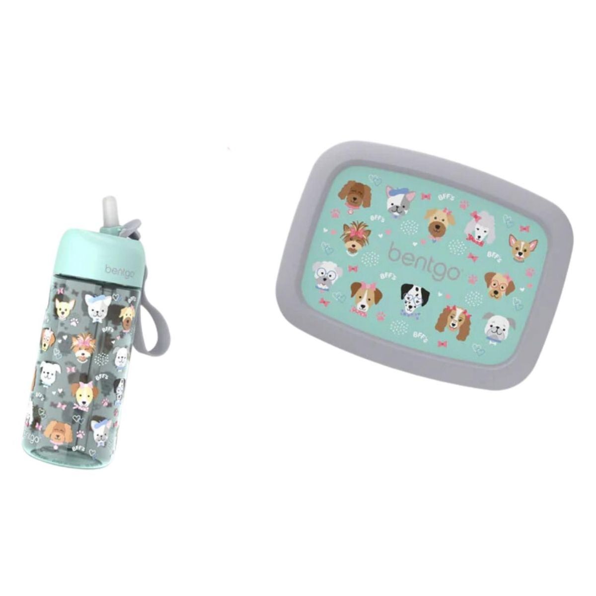 BENTGO - Set Tomatodo y Lonchera Bentgo Kids - Puppy Love