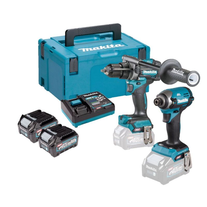 MAKITA - Taladro combinado +Destornillador de impacto XGT de 40V
