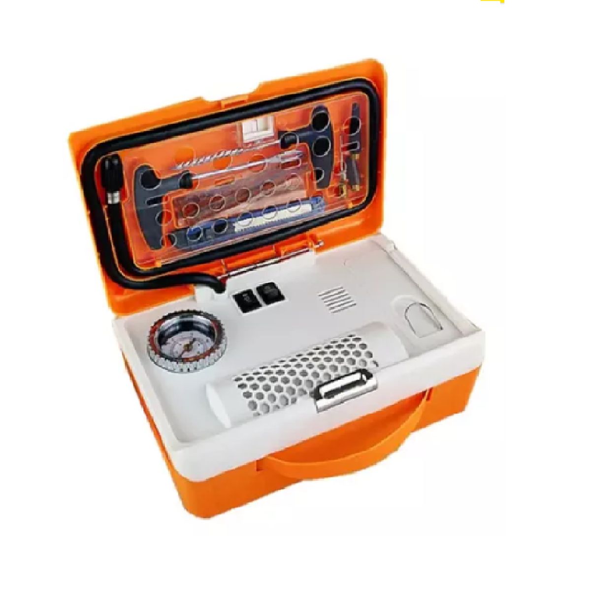 GENERICO - Compresor Neumático set completo - Inflador De Llanta