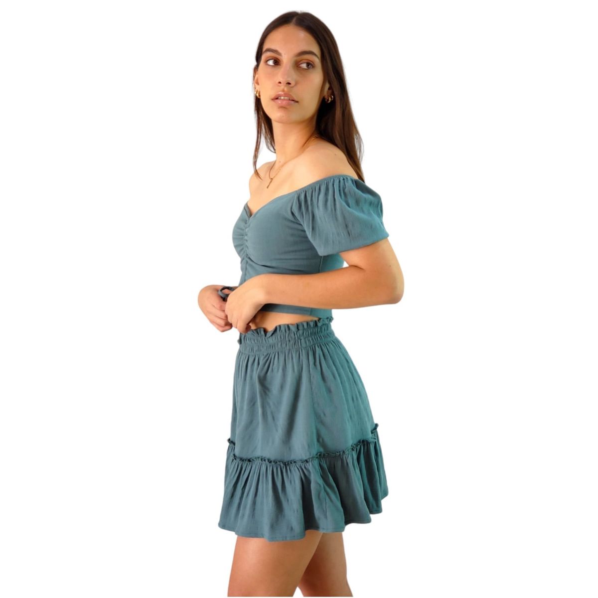 GENERICO - Conjunto Top y Falda Mujer Smile Unifit