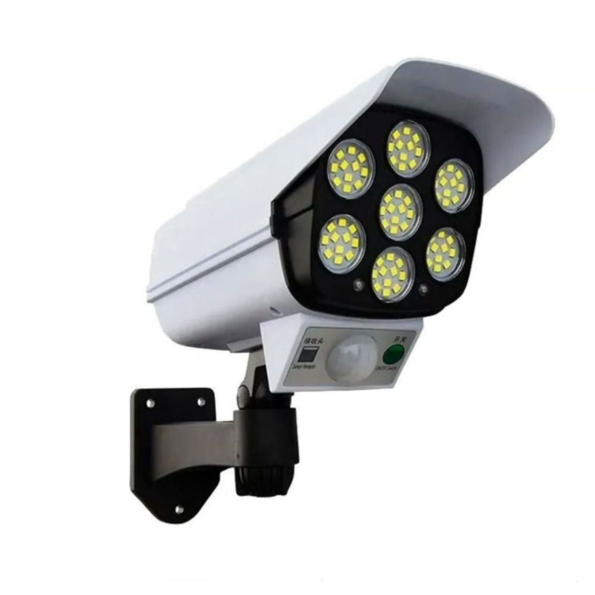 GENERICO - Lámpara Solar Exteriores Control Remoto 77 Led JD-2178T