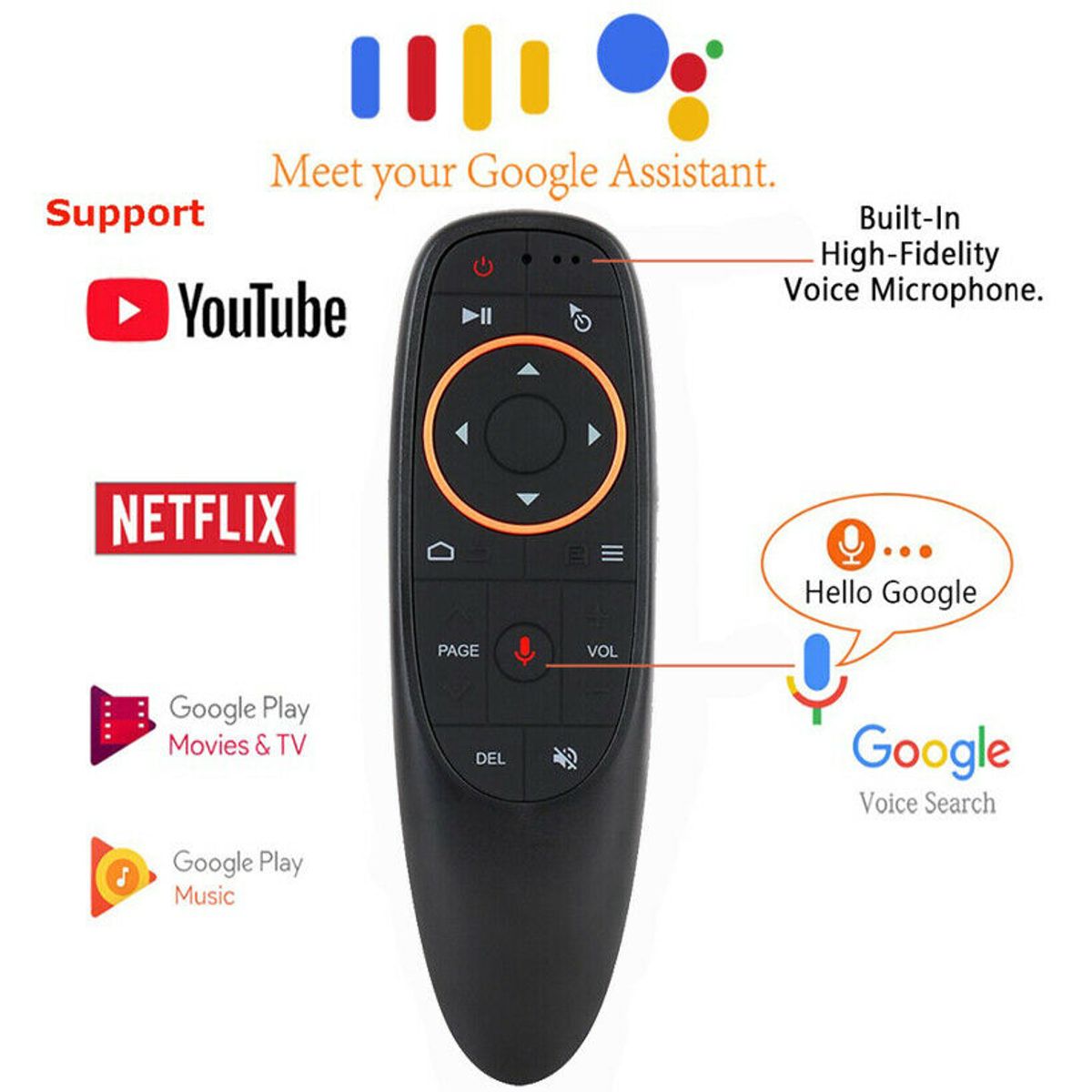 GENERICO - control mágico con comando de voz para tv y Smart