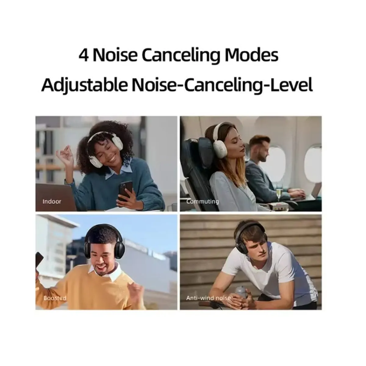 QCY - Audifonos QCY H4 ANC Hi-Res Sonido Alta Resolución Conexion Multipunto