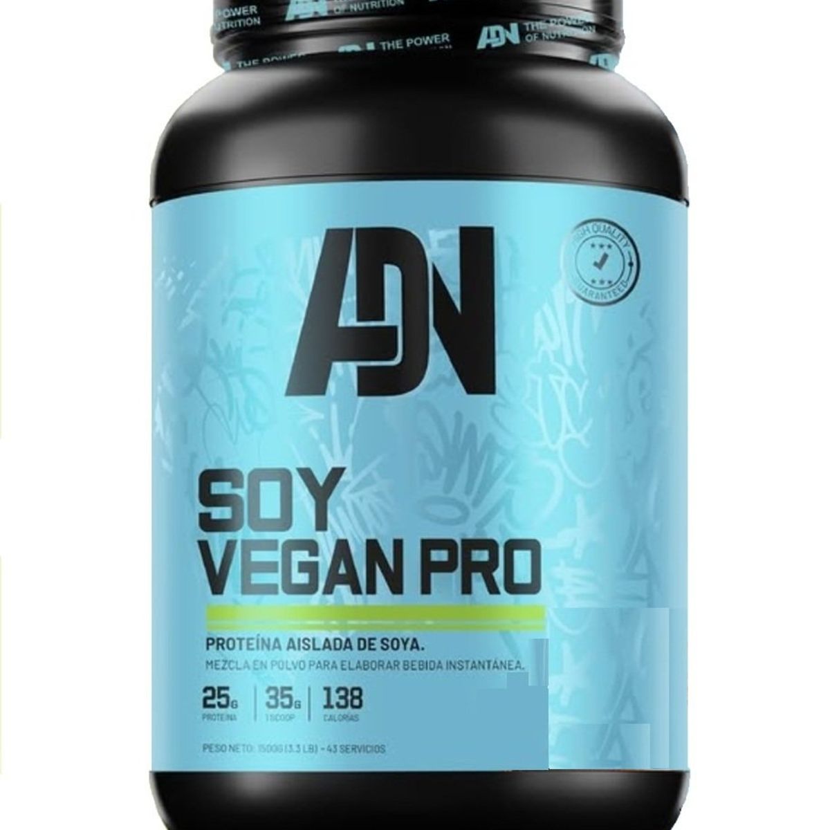 ADN - SOY VEGAN 1.5 KG CHOCOLATE + SHAKER