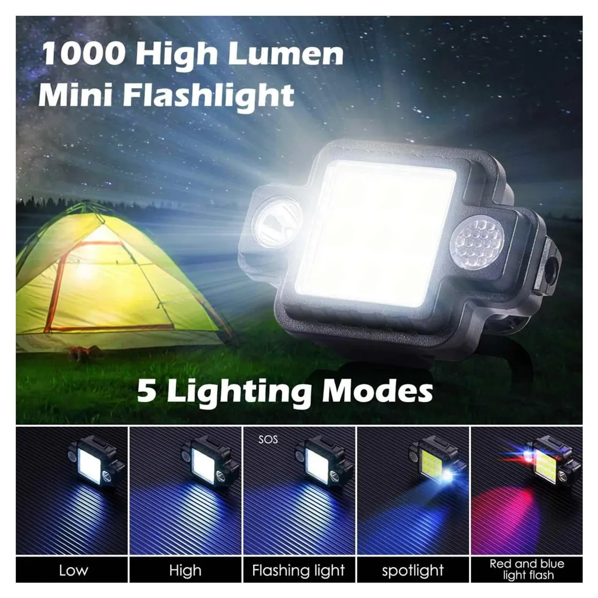 GENERICO - Linterna de Cabeza Super Potente CAFINI CN-L703C