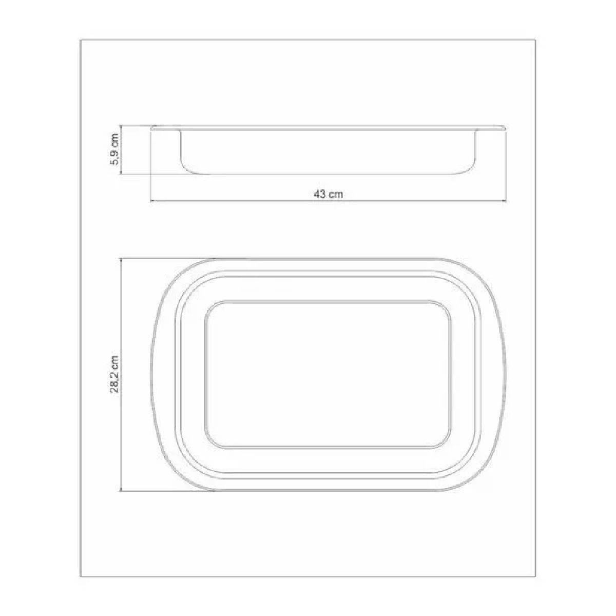 TRAMONTINA - Fuente para hornear Cosmos-TRAMONTINA- 6-61310431