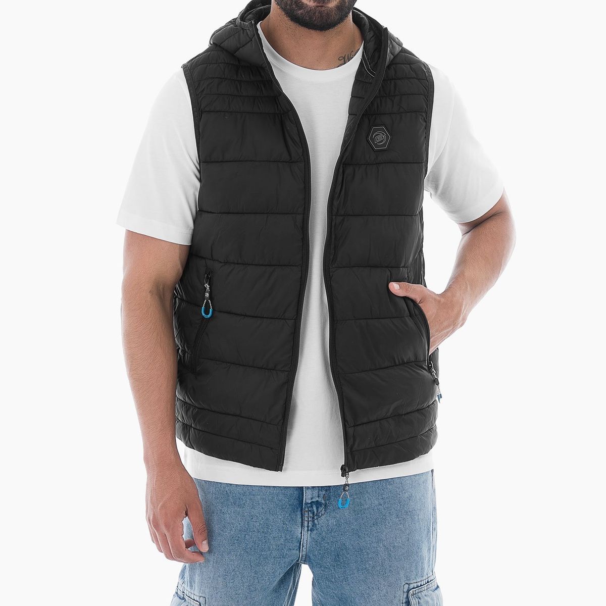 GZUCK - Chaleco Chaleco Sintetica Fly Zero Hombre