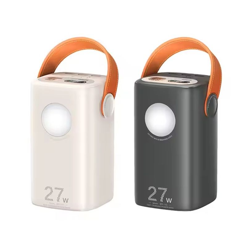 REMAX - CARGADOR PORTÁTIL    with Light 60000 mAh 27W+22.5W CARGA RAPIDA