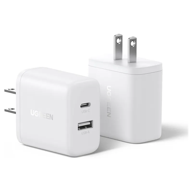 UGREEN - Ugreen Cargador Carga Rápida 20W 2 puertos USB-C USB-A PD X227 - 45314