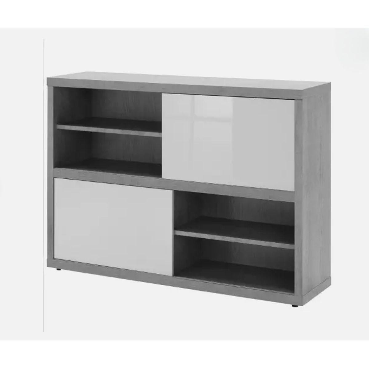 NACION MUEBLES - COMODA NACION MUEBLES KIKOHU COLOR GRIS