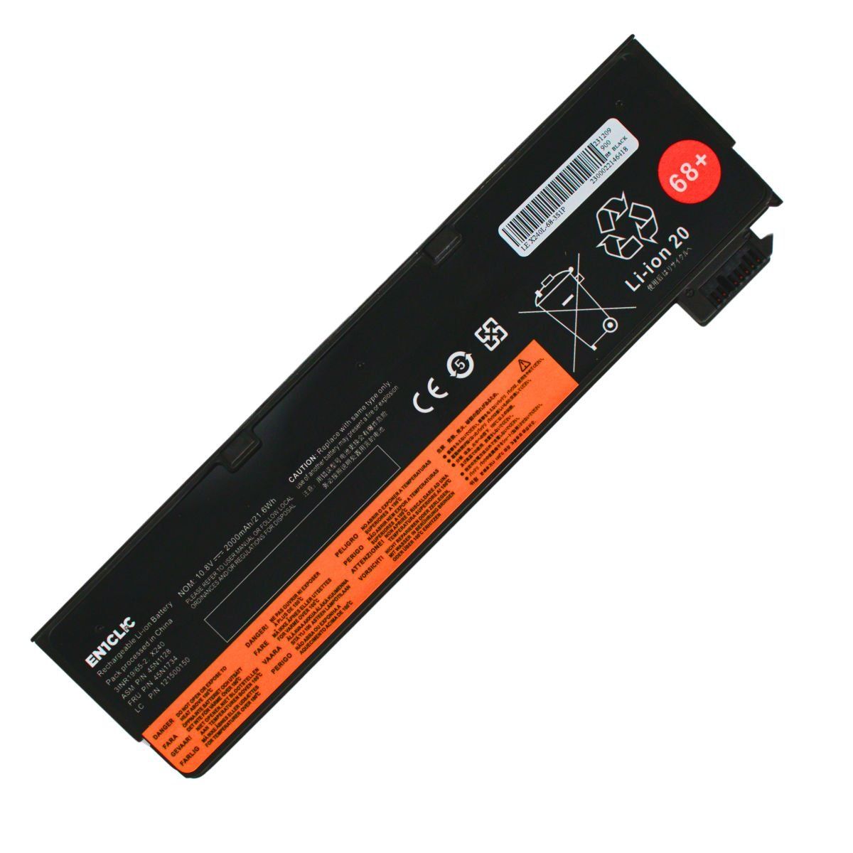 LENOVO - Batería Para Laptop Lenovo Thinkpad 45N1776 T440 Delgado