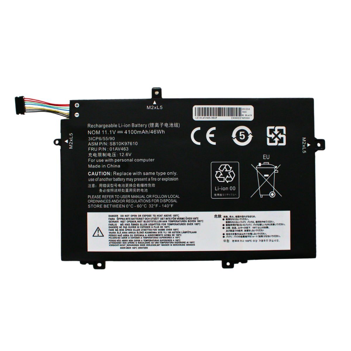 LENOVO - Batería Para Laptop Lenovo 01AV463 L17C3P52 L480