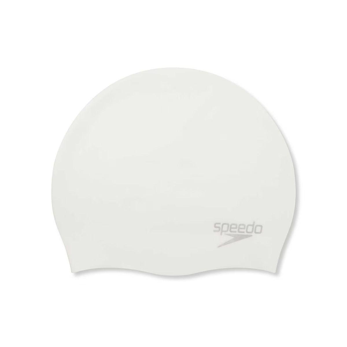 SPEEDO - Gorro para Natación Speedo Plain Moulded Blanco
