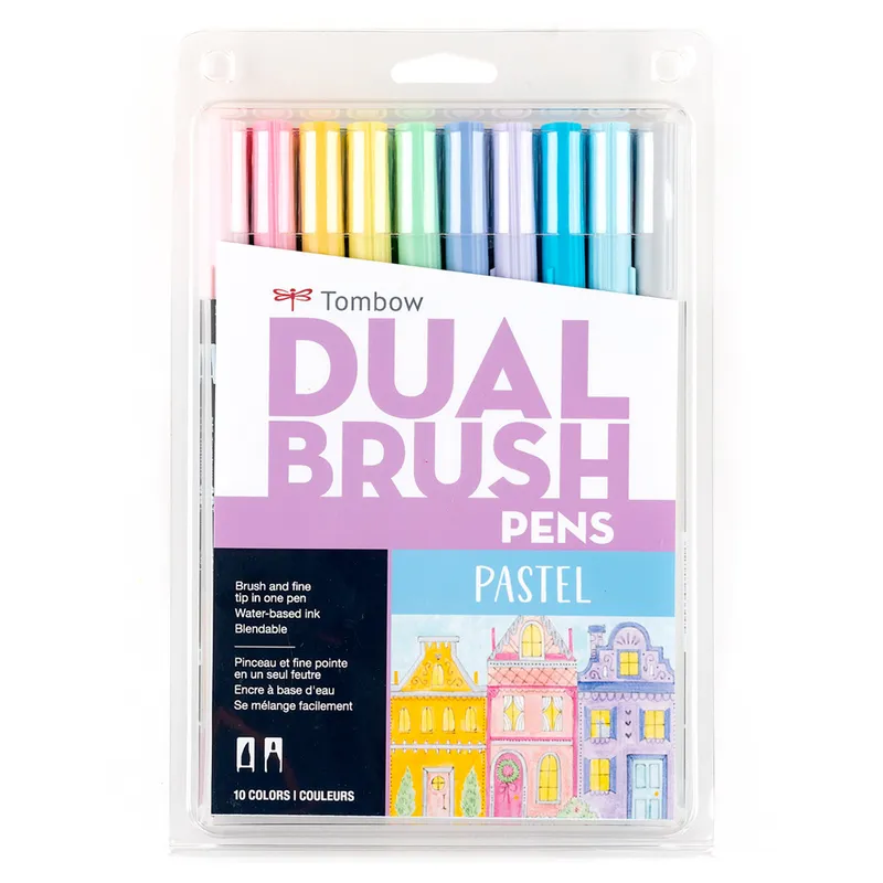 TOMBOW - ABT Dual Brush Pen set 10und Pastel
