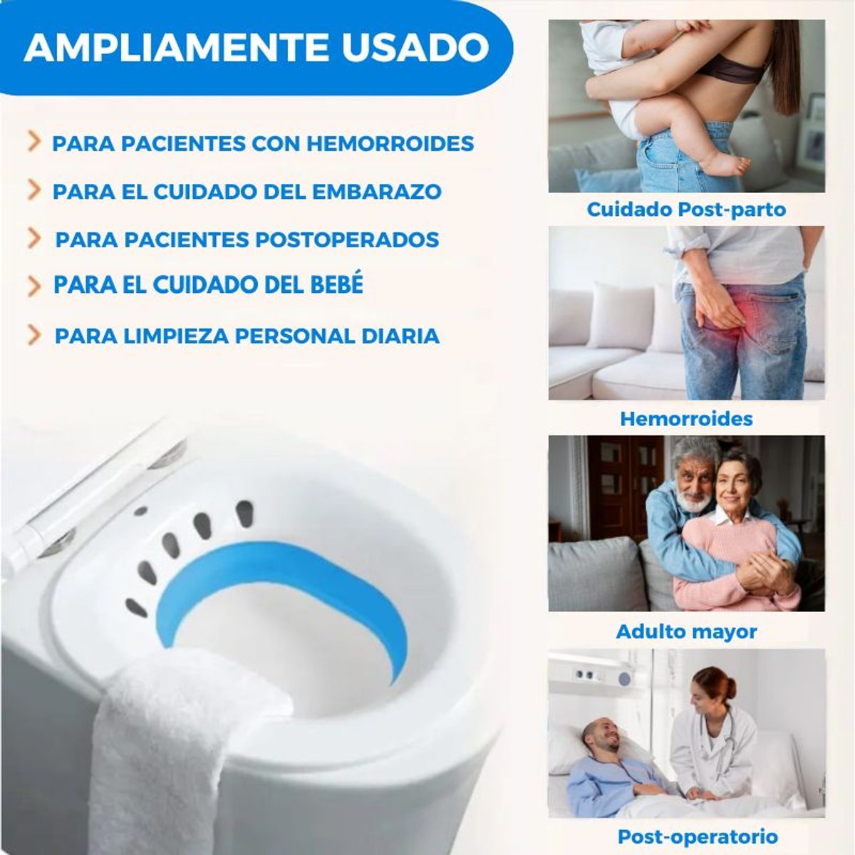 GENERICO - Bidet Para Baño De Asiento Con Bombilla De Agua
