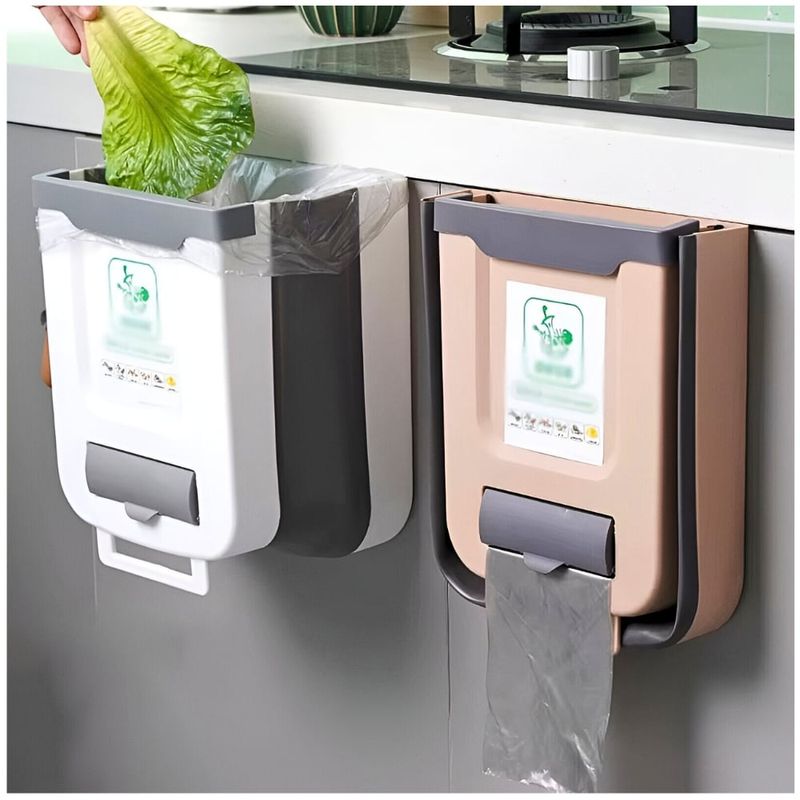 MINARI - Tacho de Basura Colgante Plegable TB2 Color Aleatorio