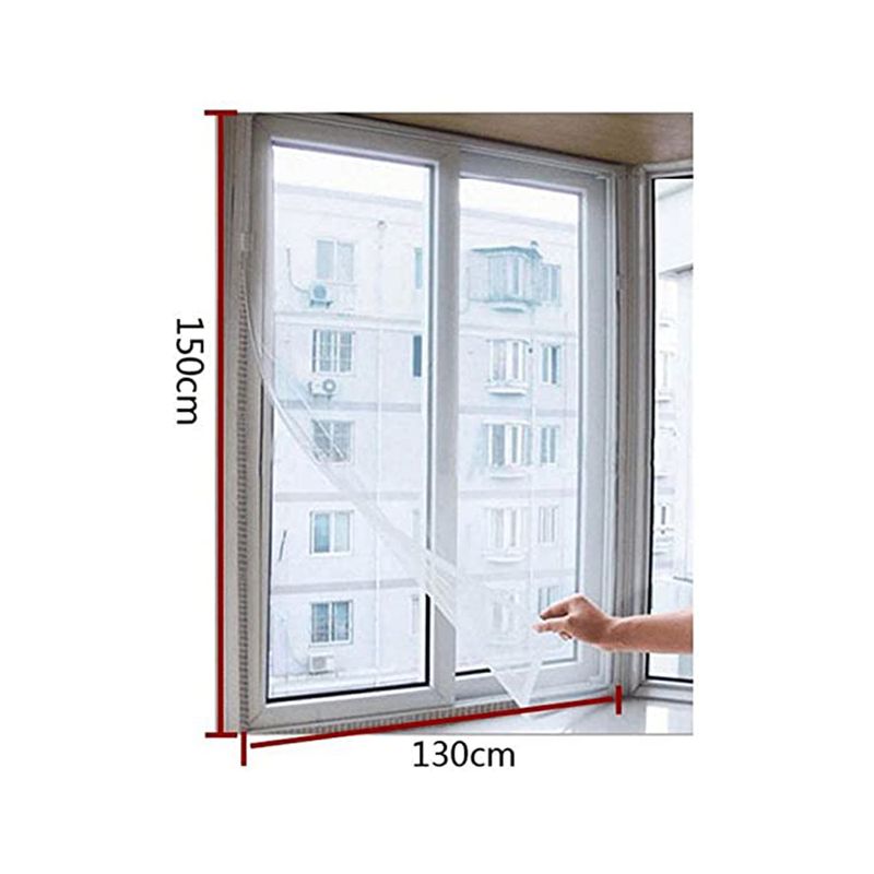 GENERICO - Pack 3 tul mosquitero para ventana 150 x 200 cm