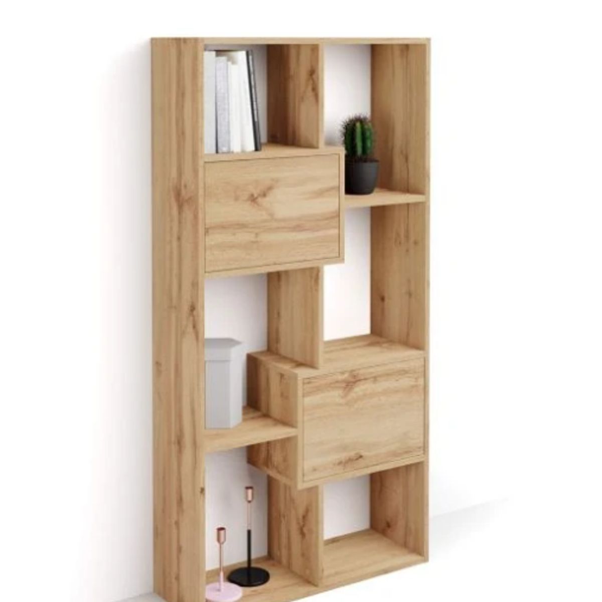 NACION MUEBLES - ESTANTE NACION MUEBLES GYAT COLOR MADERA