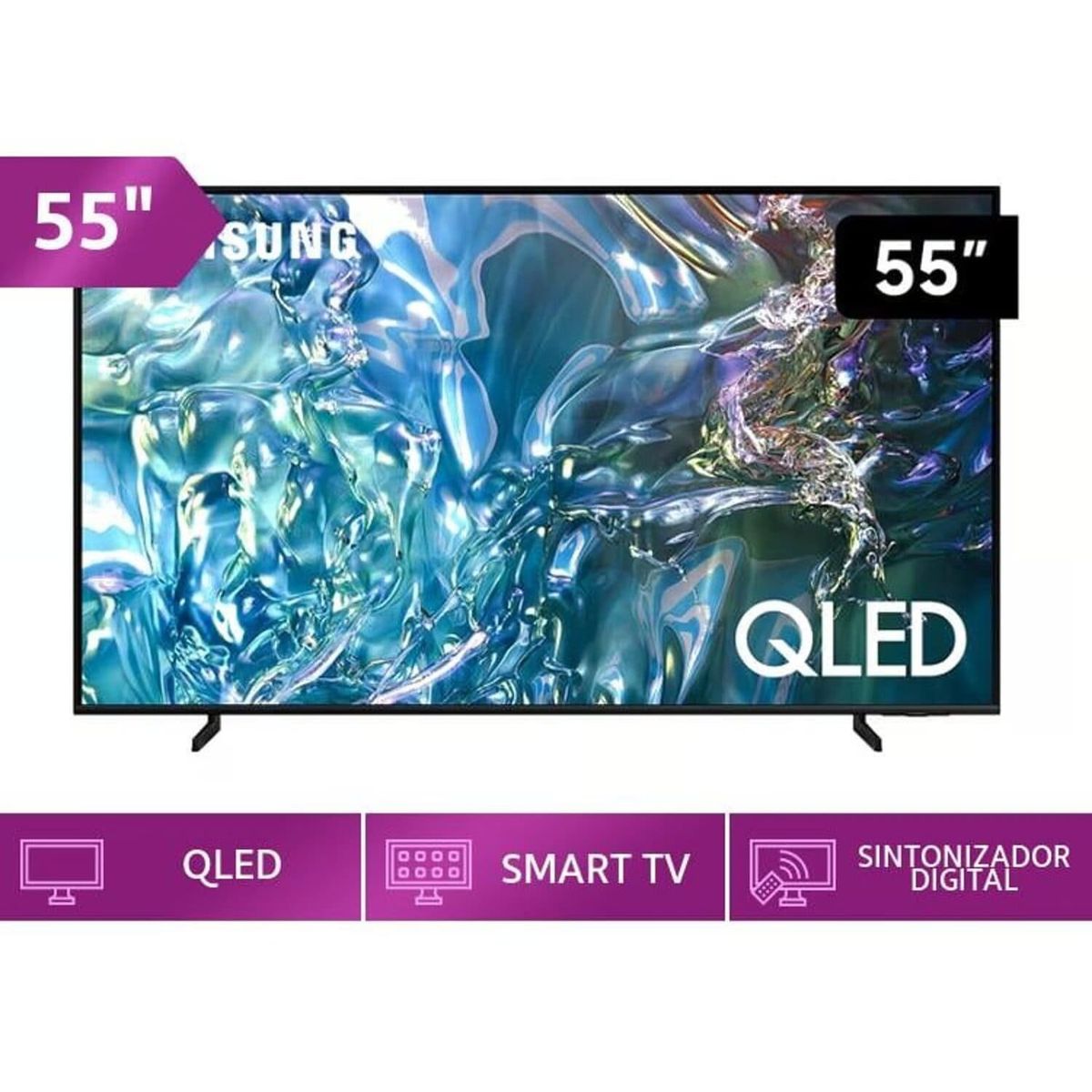 SAMSUNG - Televisor Samsung 55″ QLED 4K Q60D Tizen OS