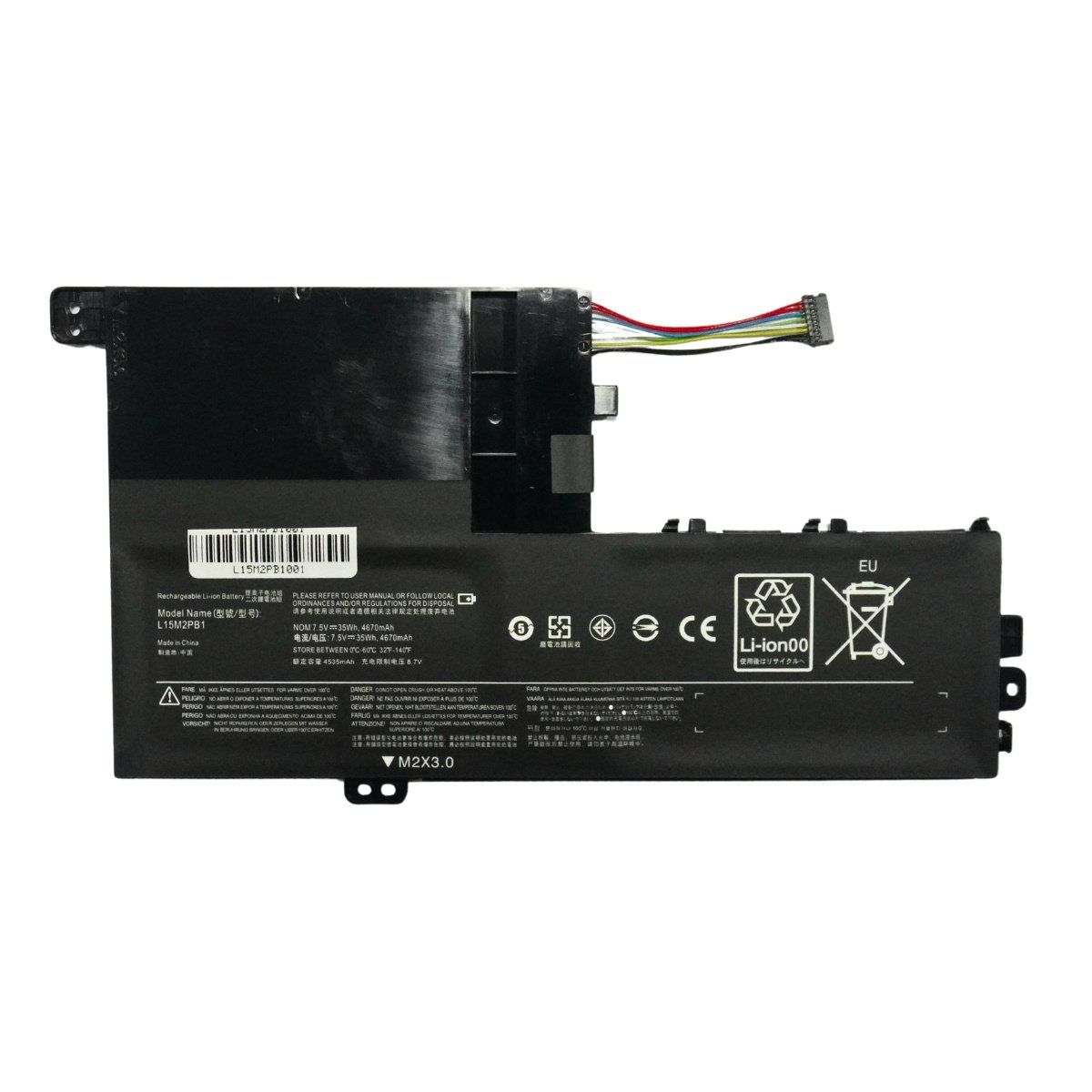 LENOVO - Batería Para Laptop Lenovo L15M2PB1 Yoga 520 Tipo B Cap Real