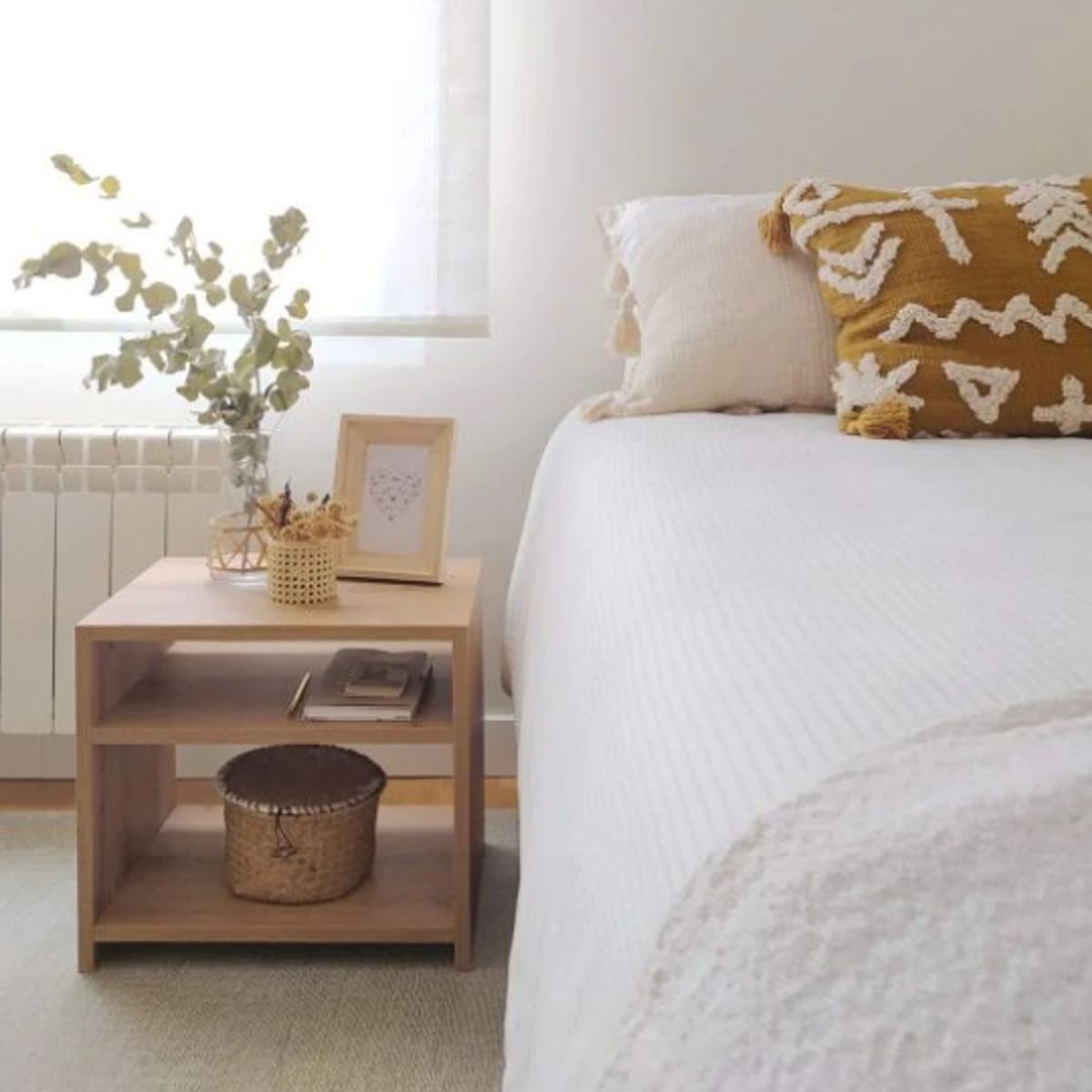 NACION MUEBLES - VELADOR NACION MUEBLES TAMARA COLOR MADERA