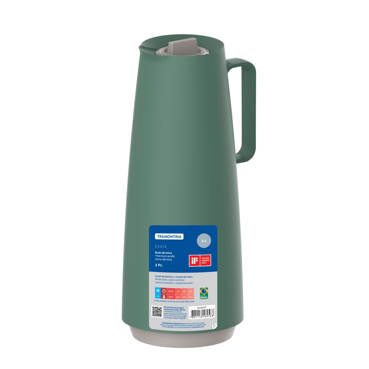 TRAMONTINA - Jarra Térmica Tramontina Exata  1 L