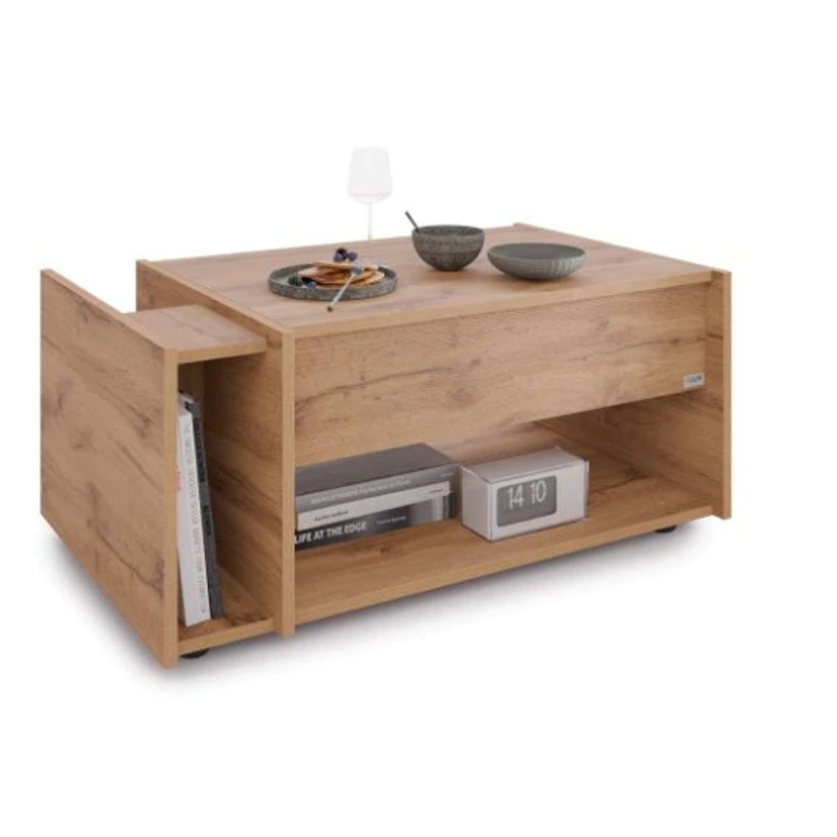 NACION MUEBLES - COMODA NACION MEBLES YULO COLOR MADERA