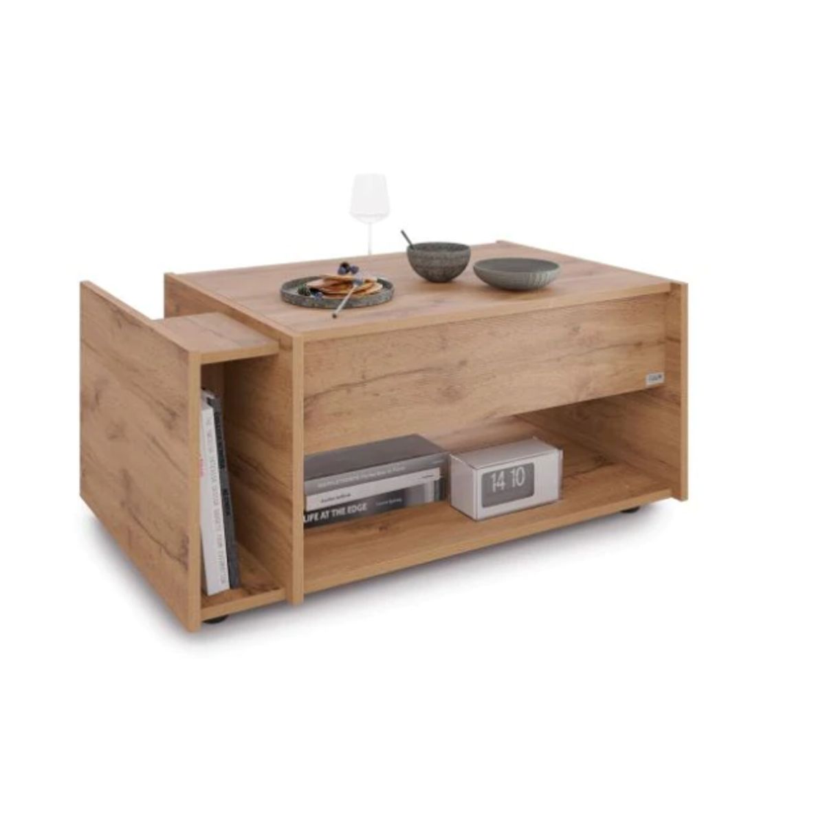 NACION MUEBLES - COMODA NACION MEBLES YULO COLOR MADERA