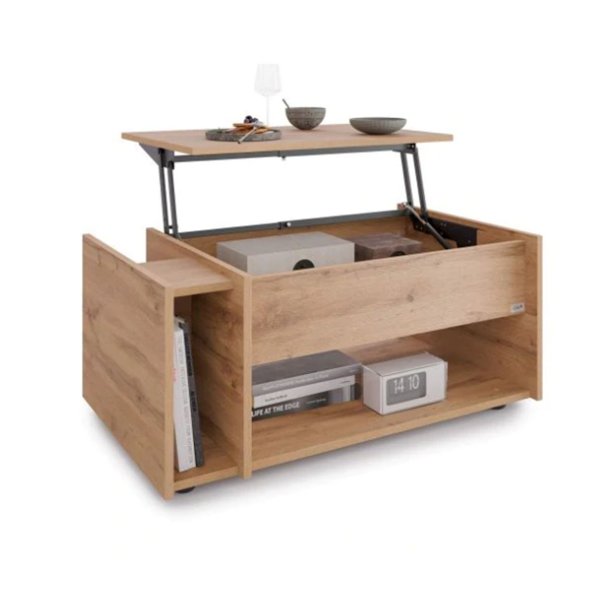 NACION MUEBLES - COMODA NACION MEBLES YULO COLOR MADERA