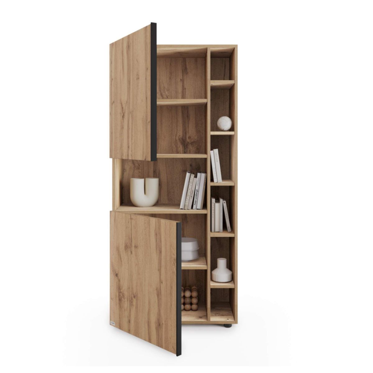 NACION MUEBLES - ESTANTE NACION MUEBLES MODU COLOR MADERAA