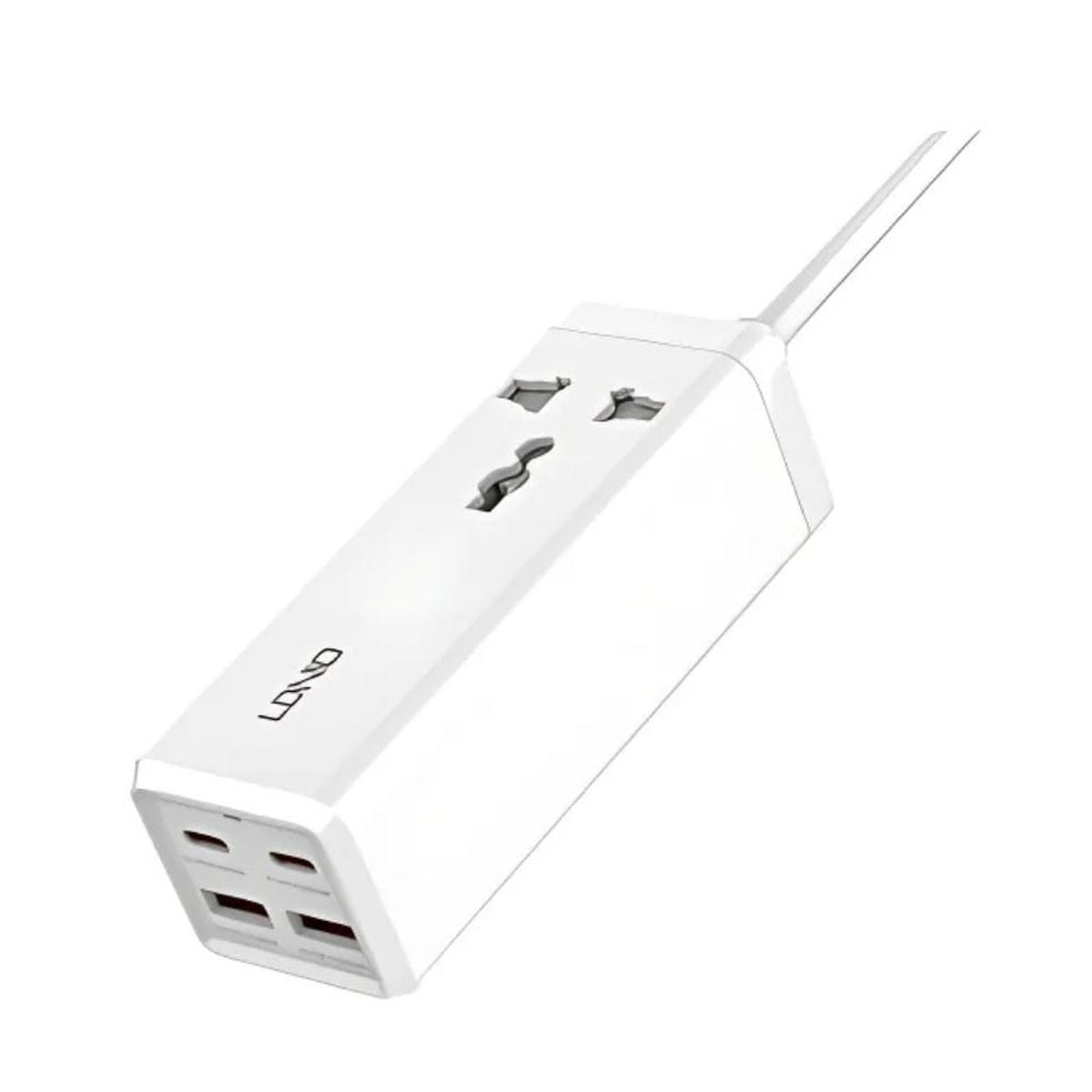 GENERICO - Mini Enchufe Portátil LDNIO SC1418 65W - Blanco