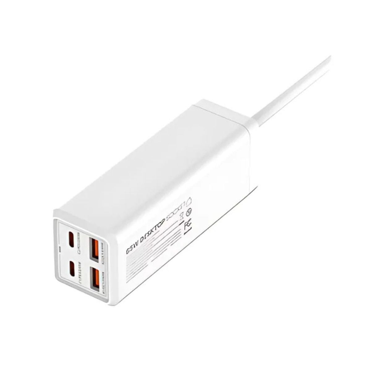 GENERICO - Mini Enchufe Portátil LDNIO SC1418 65W - Blanco