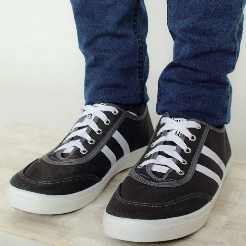 ZOHAR - ZAPATILLAS PARA HOMBRE - COLECCIÓN RAYAS  BLANCO -