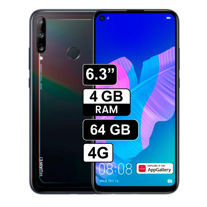 HUAWEI - CELULAR HUAWEI Y7P 64GB 4GB NEGRO
