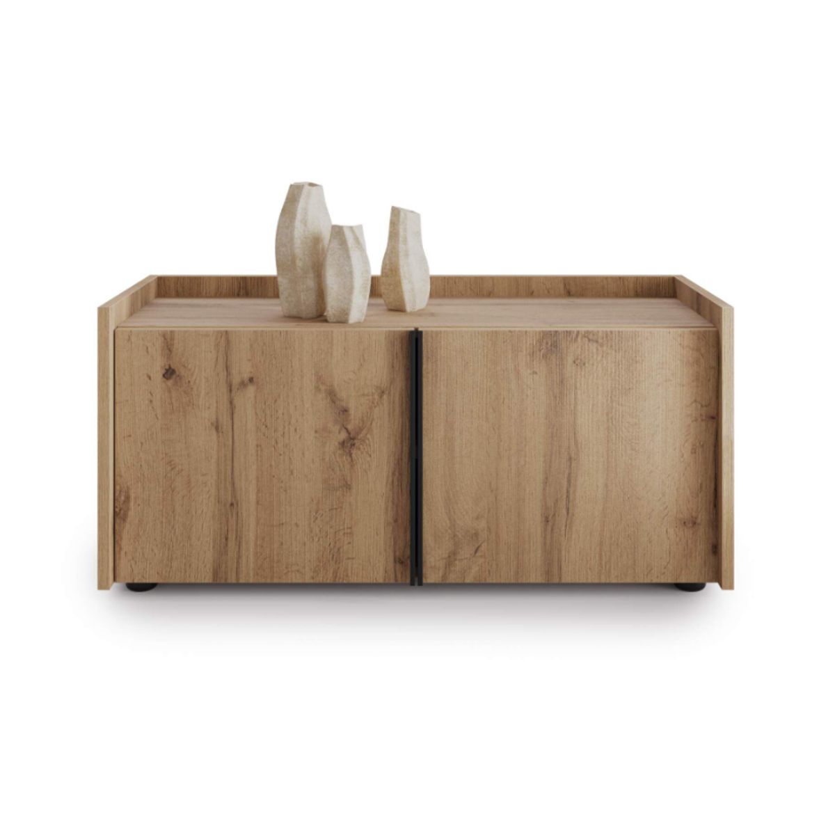 NACION MUEBLES - ESTANTE NACION MUEBLES KARYME COLOR MADERA