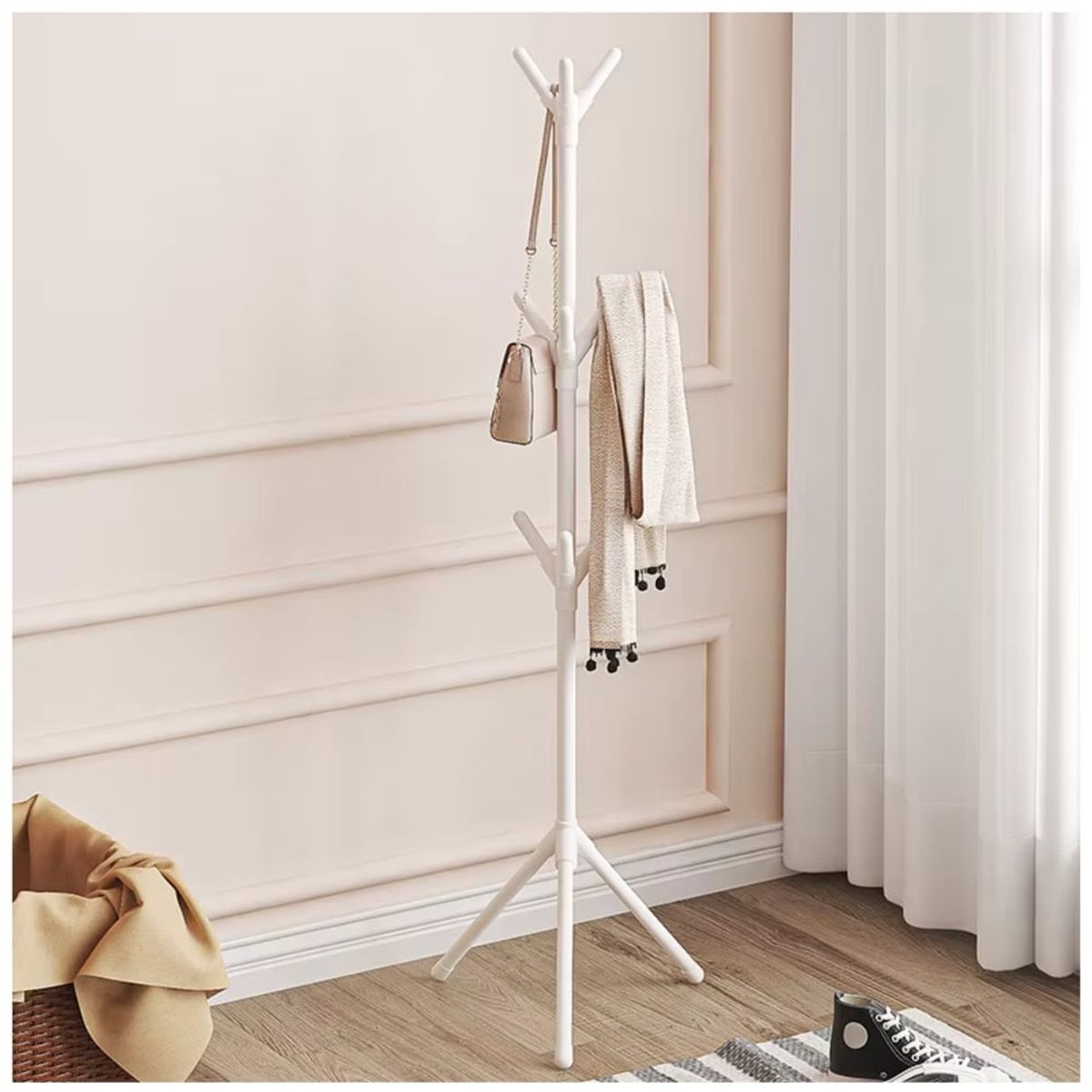 MINARI - Perchero de Pie Colgador de Carteras Ropa Organizador Multiusos BL P38