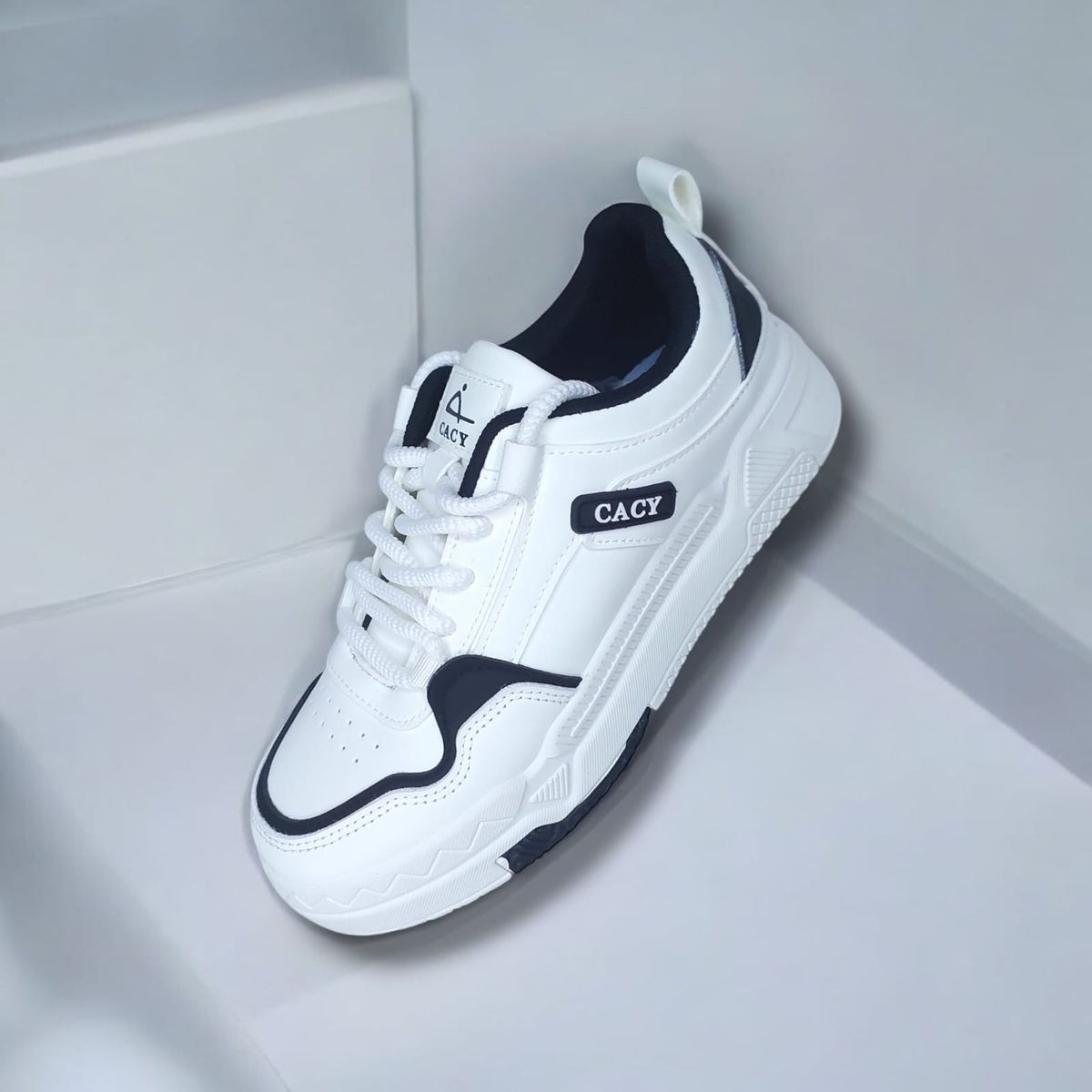 GENERICO - ZAPATILLA PARA DAMA CACY RAY BLANCONEGRO - C396