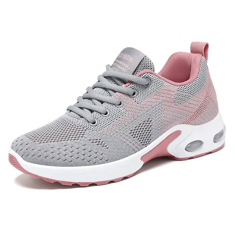 GENERICO - ZAPATILLA DE MUJER PROFESSIONAL FASHION 812  - ROSADO-GRIS