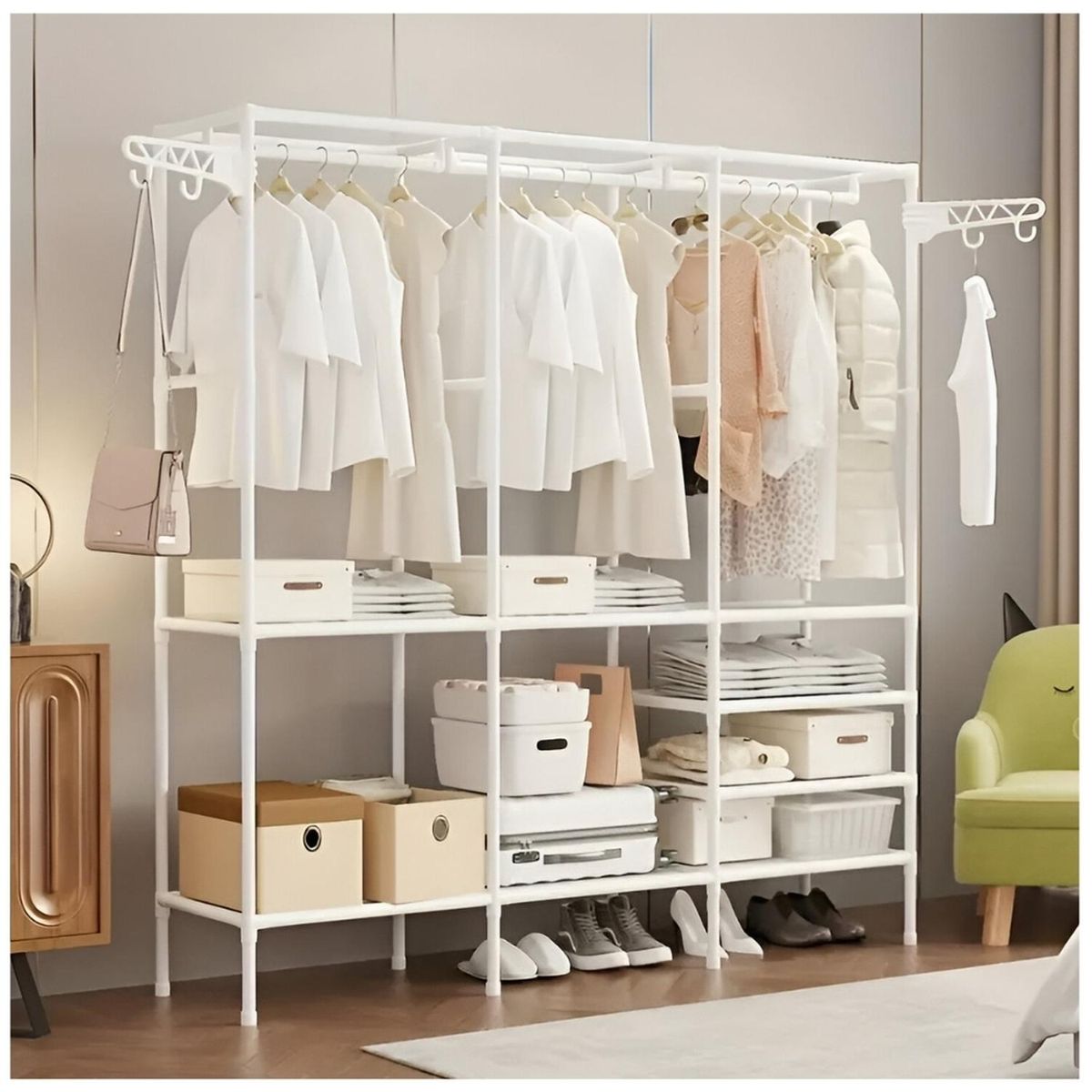 MINARI - Armario Closet 3 Cuerpos Blanco 71P