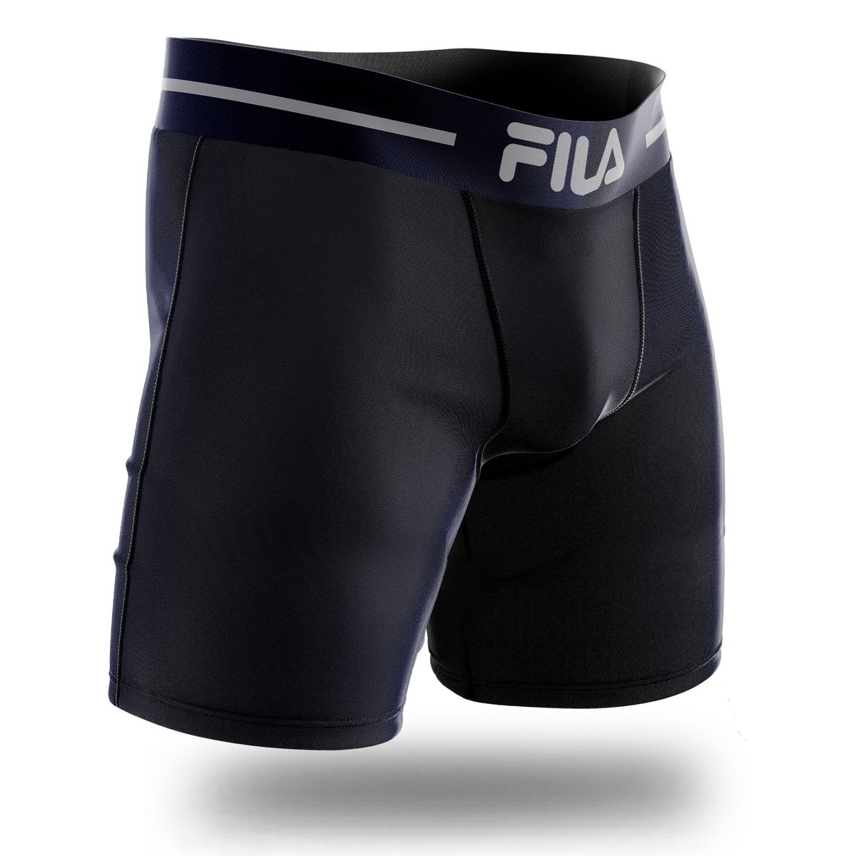 FILA - Bóxer Largo Fila Pretina Ancha Azul Marino