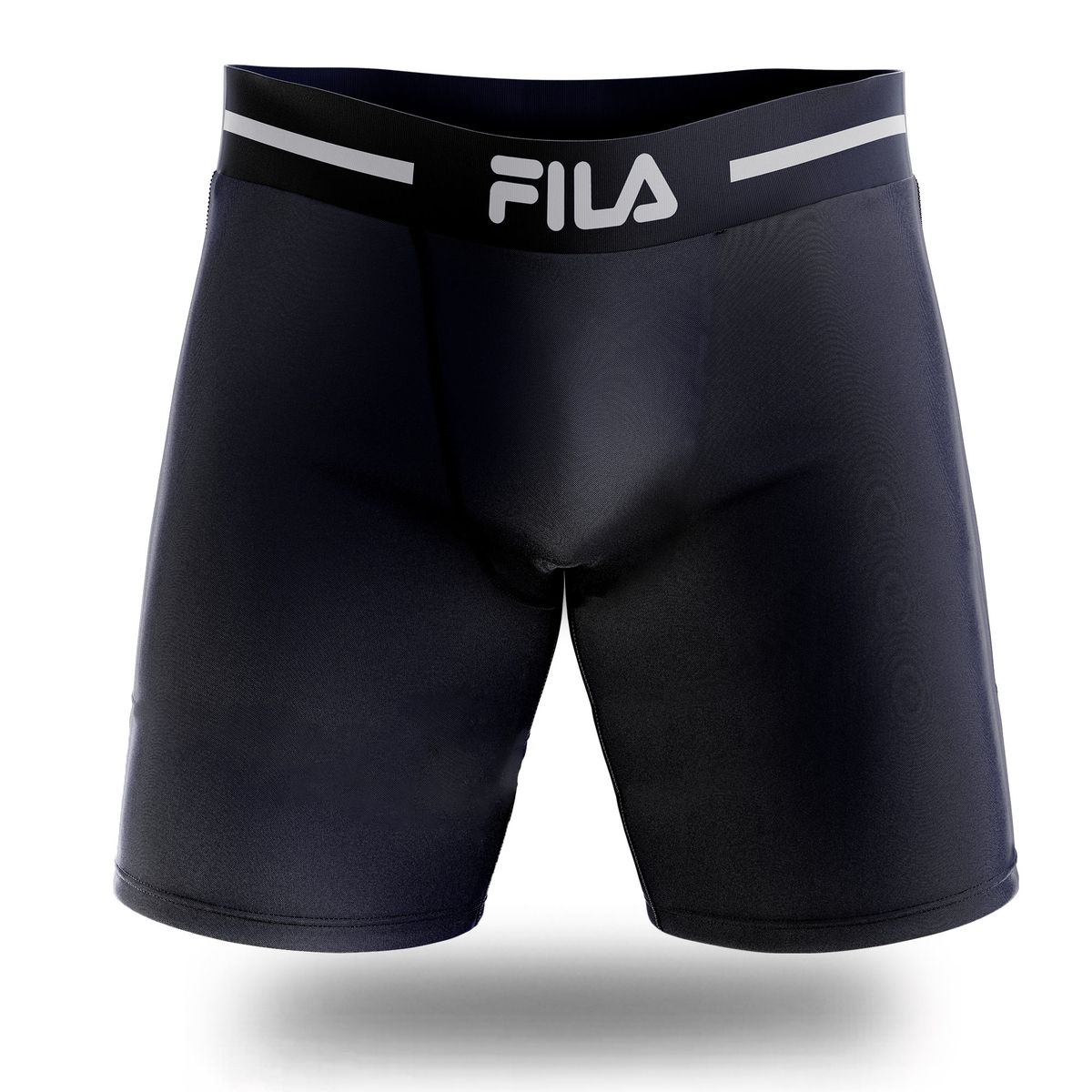 FILA - Bóxer Largo Fila Pretina Ancha Azul Marino