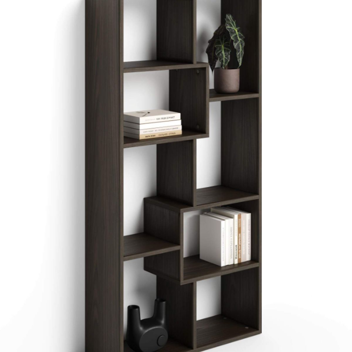 NACION MUEBLES - ESTANTE NACION MUEBLES NATALY COLOR MARRÓN