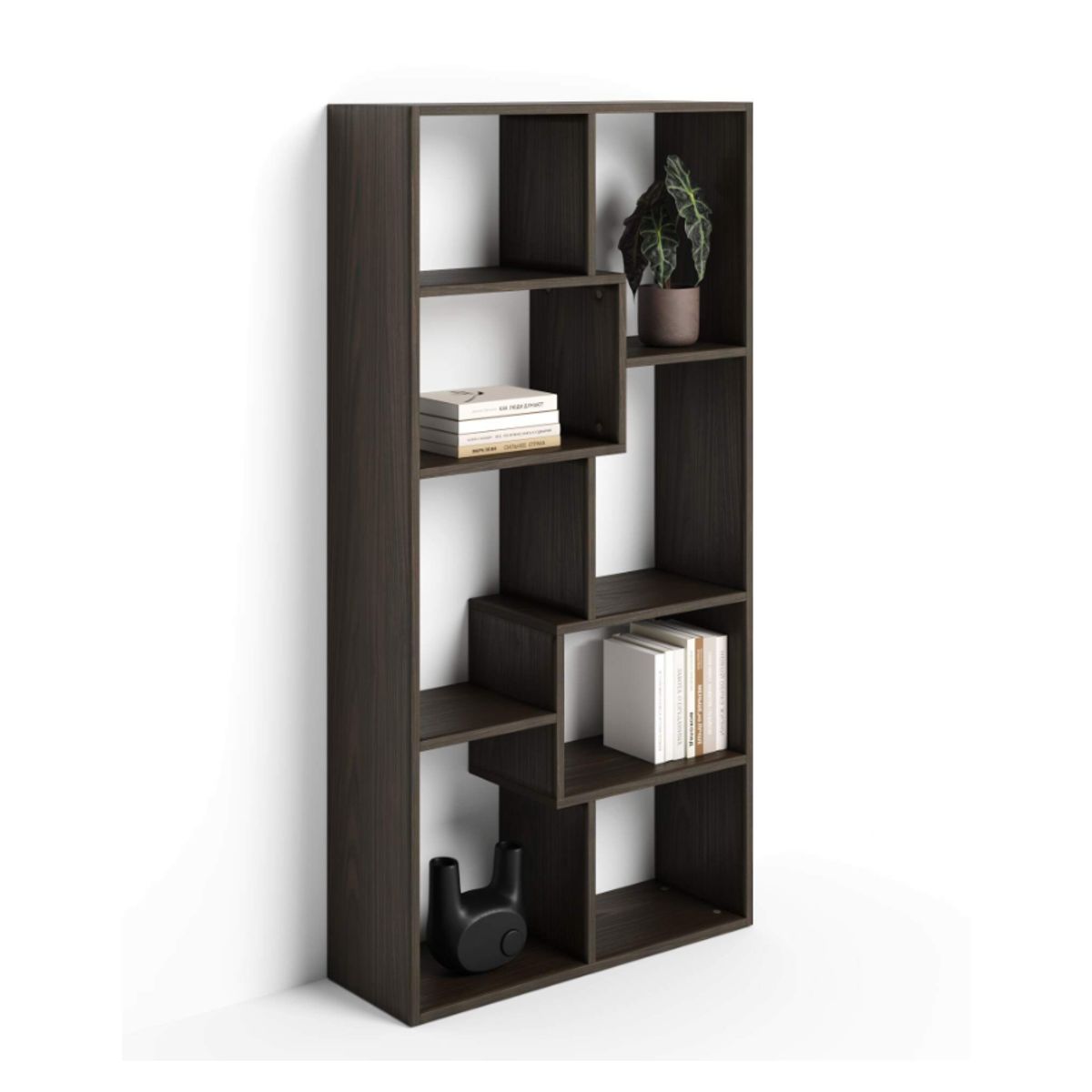 NACION MUEBLES - ESTANTE NACION MUEBLES NATALY COLOR MARRÓN