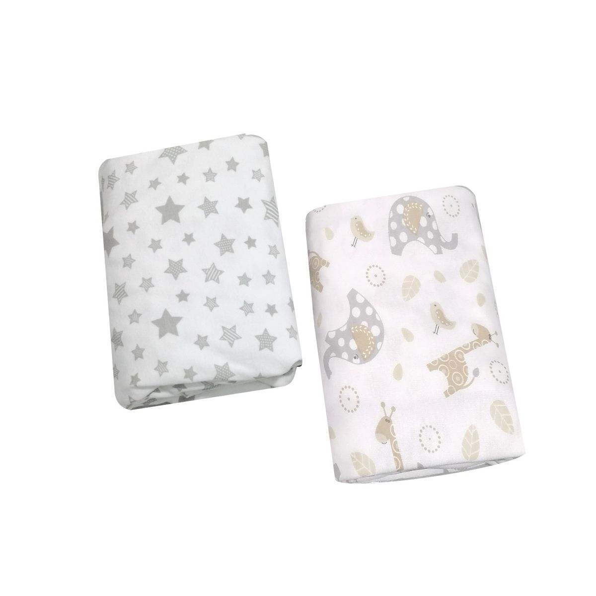 BLAUHOUSE - Sabanas Bajeras Bebe Pack and Play x 2 100% Algodón