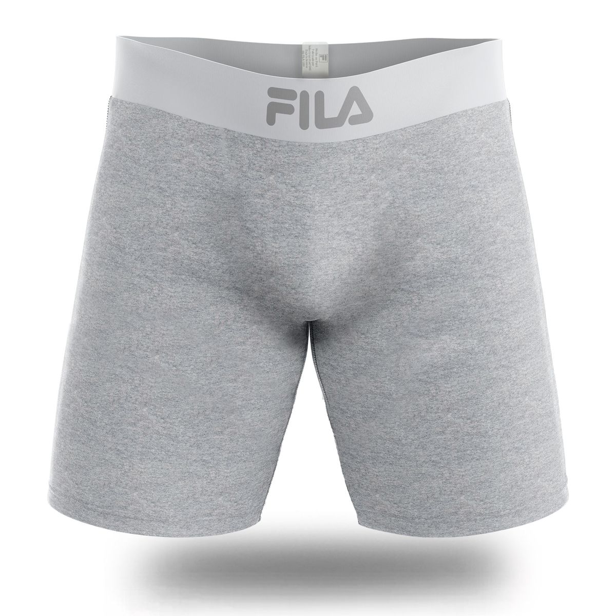 FILA - Bóxer Largo Fila Pretina Ancha Plomo