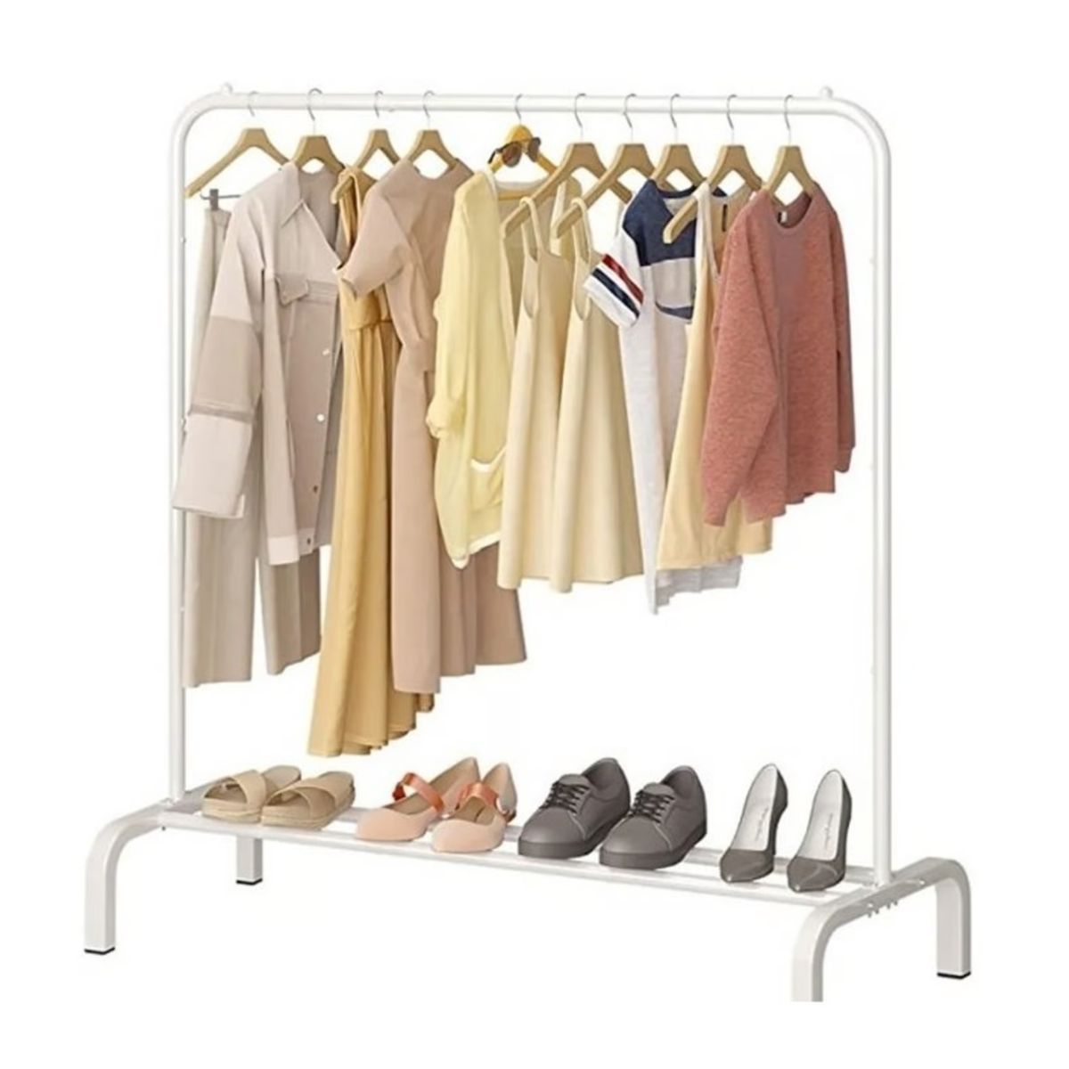 INSPIRA MARKET - Perchero Colgador Organizador de Ropa Blanco