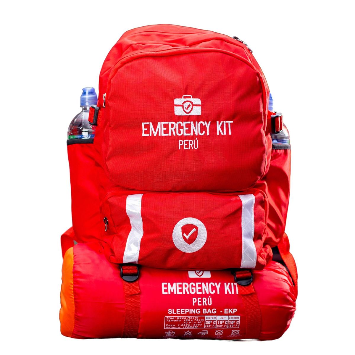 EMERGENCY KIT PERU - Mochila de emergencia PREMIUM 1-2 personas
